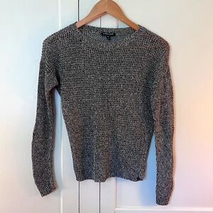 Eileen Fisher open weave sweater size PM